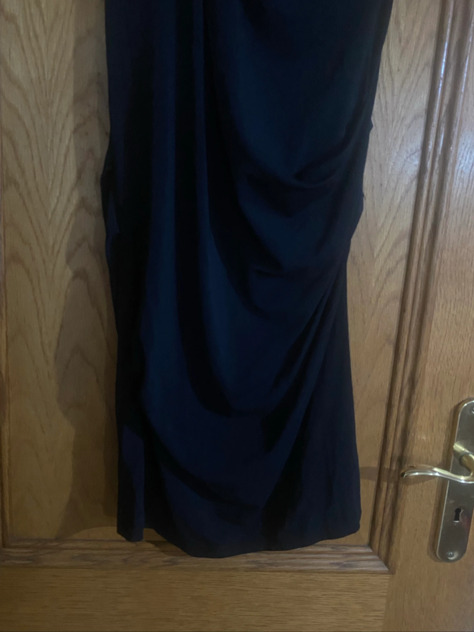 New black tiered dress size L – photo 2